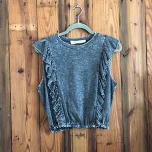Faded gray tank top